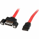Startech.Com 1 ft eSATA Panel Mount Cable - F/M