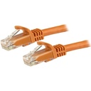 Startech.Com 15m Orange Gigabit Snagless RJ45 UTP Cat6 Patch Cable - 10 m Patch Cord
