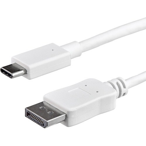 Startech.Com 3 ft / 1m USB C to DisplayPort Cable - USB C to DP Cable - 4K 60Hz - White