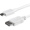 Startech.Com 3 ft / 1m USB C to DisplayPort Cable - USB C to DP Cable - 4K 60Hz - White