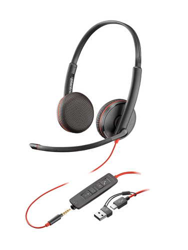 Hp Poly BW 3225 USB-C HS +USB-C/A (Bulk)