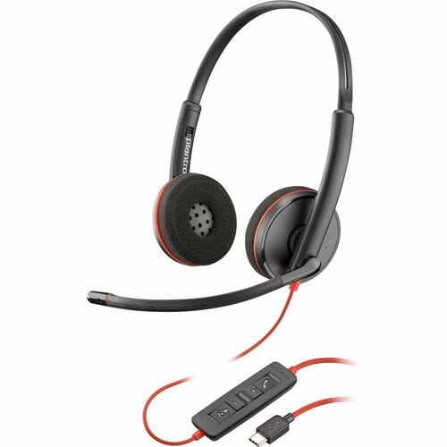 Hp Blackwire 3220 Stereo USB-C Headset + USB-C/A Adapter (Bulk)