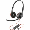Hp Blackwire 3220 Stereo USB-C Headset + USB-C/A Adapter (Bulk)