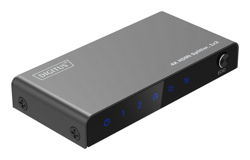 Digitus 1x2 HDMI Splitter 4K/60Hz HDCP 2.2 EDID