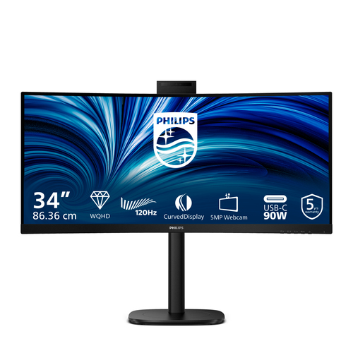 PHILIPS 34IN B LINE USBC DOCK MONITOR WE