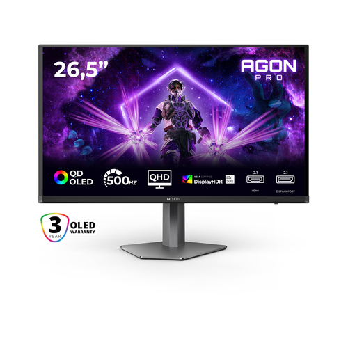 Aoc AGON PRO AG276QKD2 Wodescreen Gaming OLED Monitor