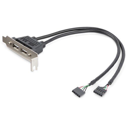 Startech.Com 2 Port USB A Female Low Profile Slot Plate Adapter