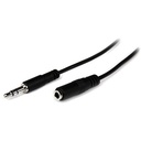 Startech.Com 1m Slim 3.5mm Stereo Extension Audio Cable - M/F