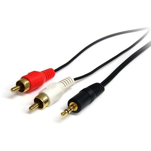 Startech.Com Stereo Audio Cable - RCA (M) - Mini-phone Stereo 3.5 mm (M) -  0.91 m