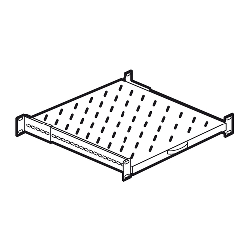 Legrand Telescopic shelf Linkeo 1U depth 625mm s