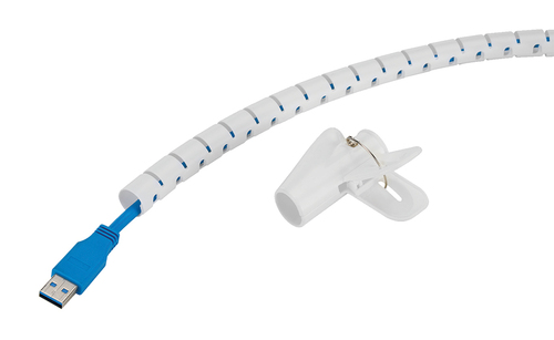 Neomounts Spiral Cable Wrap 15 mm. white