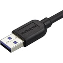 Startech.Com Slim Micro USB 3.0 Cable - M/M - Right-Angle Micro-USB - 0.5m (20in)