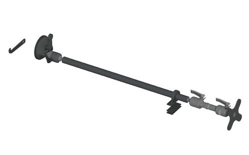 Gamber Johnson Suction Cup Mount with Dash Support and Dog-Bone With VESA 75mm Mounting Plate