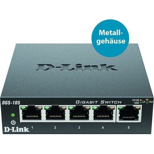 D-Link DGS-105 Ethernet Switch