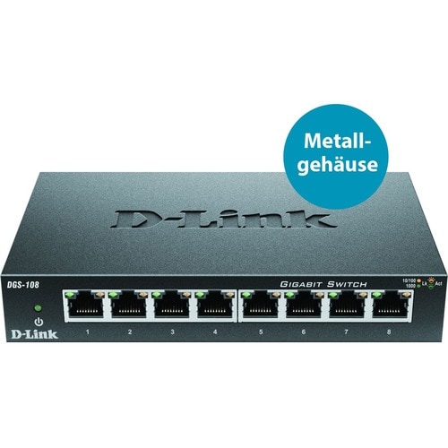 D-Link DGS-108 Ethernet Switch