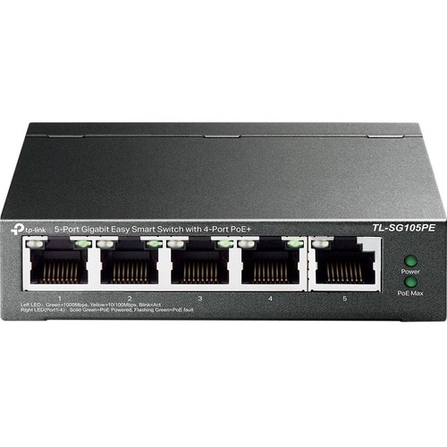 Tp-Link 5-Port Gigabit Easy Smart Switch with 4-Port PoE+