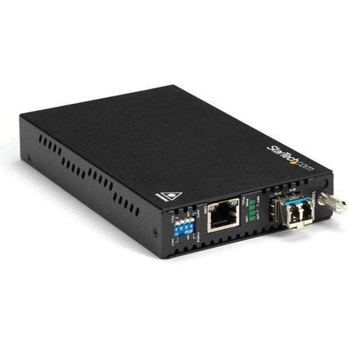 Startech.Com Gigabit Ethernet Copper-to-Fiber Media Converter - SM LC - 10 km