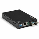 Startech.Com Gigabit Ethernet Copper-to-Fiber Media Converter - SM LC - 10 km