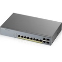 Zyxel 8-port GbE Smart Managed PoE Switch with GbE Uplink