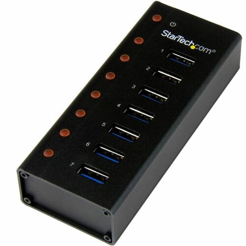 Startech.Com 7 Port USB 3.0 Hub - Desktop or Wall-mountable Metal Enclosure