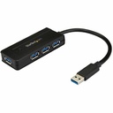 Startech.Com 4-Port USB 3.0 Hub - Mini Hub with Charge Port - Includes Power Adapter