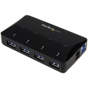 Startech.Com 4-Port USB 3.0 Hub plus Dedicated Charging Port - 1 x 2.4A Port