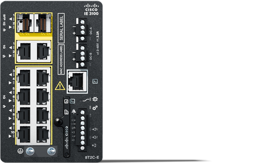 Cisco Catalyst IE3100 w/8 Ports GE Copper and 2 GE Combo uplinks, NE