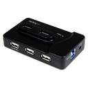 Startech.Com 6-port USB 3.0/2.0 Combo Hub with Charging Port