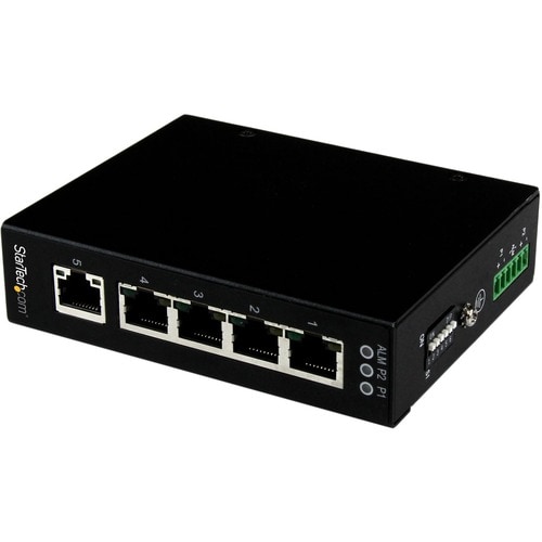 Startech.Com 5 Port Unmanaged Industrial Gigabit Ethernet Switch - DIN Rail / Wall-Mountable