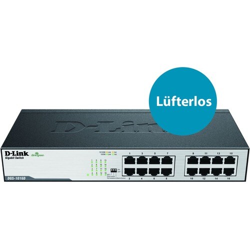 D-Link DGS-1016D 16-Port Copper Gigabit Switch