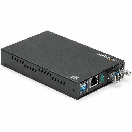 Startech.Com Gigabit Ethernet Copper-to-Fiber Media Converter - SM LC - 20 km