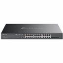 Tp-Link 24-Port Gigabit and 4-Port 10GE SFP+ L2+ Managed Switch with 24-Port PoE+