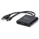 Startech.Com Mini DisplayPort to DisplayPort Multi-Monitor Splitter - 2-Port MST Hub