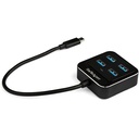 Startech.Com 4-Port USB-C Hub - 4x USB-A - Black