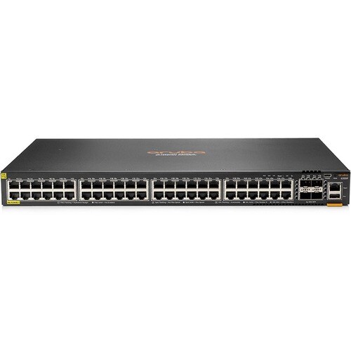 Hewlett Packard Enterprise 6300F 48-port 1GbE Class 4 PoE and 4-port SFP56 Switch