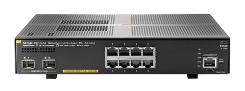 Hewlett Packard Enterprise Aruba 2930F 8G PoE+ 2SFP+ Switch