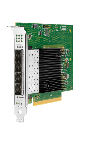 Hewlett Packard Enterprise Intel E810-XXVDA4 Ethernet 10/25GB 4-Port SFP28 Adapter For HPE (P08458-B21)