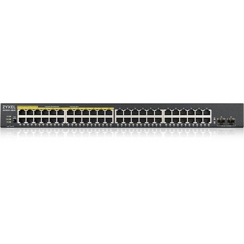 Zyxel 48-port GbE Smart Managed PoE Switch with GbE Uplink