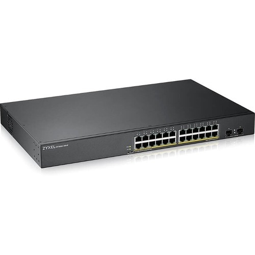 Zyxel 24-port GbE Smart Managed PoE Switch with GbE Uplink