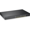 Zyxel 24-port GbE Smart Managed PoE Switch with GbE Uplink