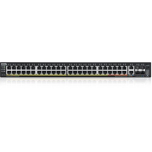 Zyxel 48-port GbE L3 Access PoE+ Switch with 6 10G Uplink (960 W)