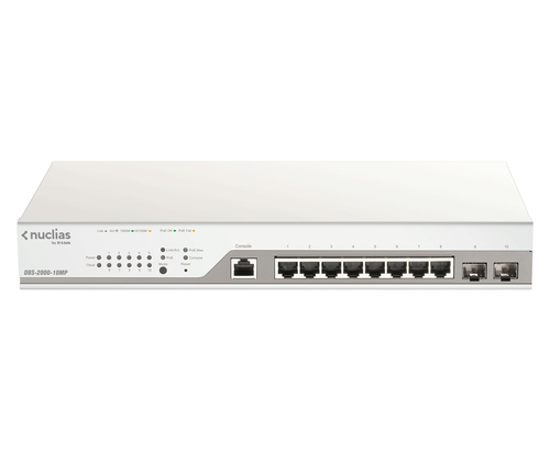 D-Link Nuclias 10-Port PoE+ Switch Cloud Manage