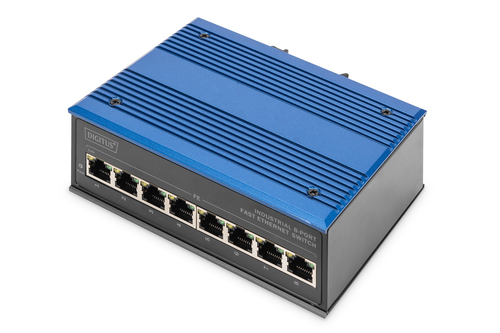 Digitus Industrial 8-Port Fast Ethernet Switch D