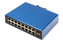 Digitus Ind. 16+2-Port L2 managed Gigabit Switch