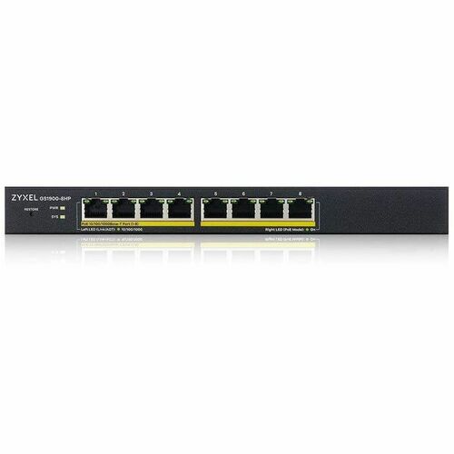 Zyxel 8-port GbE Smart Managed PoE Switch