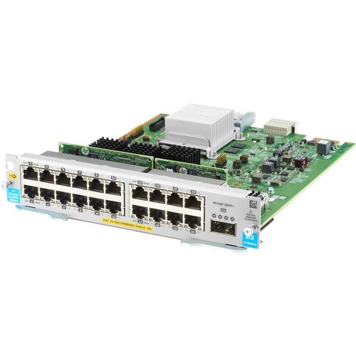 Hewlett Packard Enterprise 20-port 10/100/1000BASE-T PoE+ MACsec / 1-port 40GbE QSFP+ v3 zl2 Module