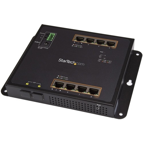 Startech.Com 8-Port PoE+ Gigabit Ethernet Switch plus 2 SFP Connections