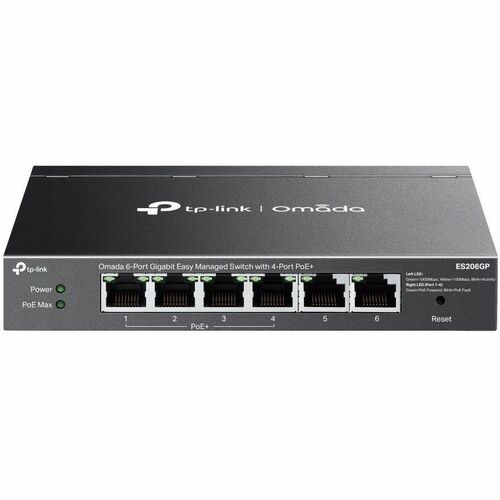 Tp-Link Omada 6-Port Gigabit Easy Managed Switch with 4-Port PoE+