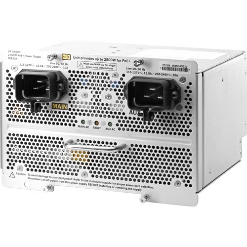 Hewlett Packard Enterprise 5400R 1100W PoE+ zl2 Power Supply
