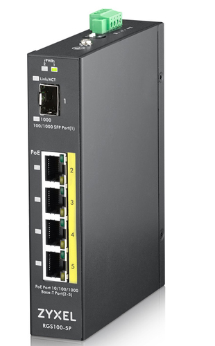 Zyxel 5-Port GbE Unmanaged PoE Switch